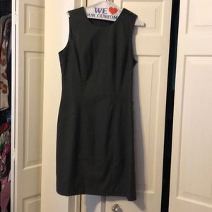 Gray sheath dress